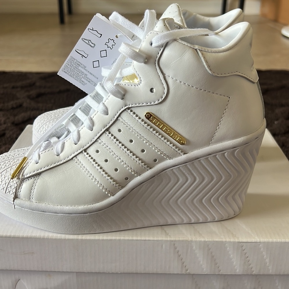 Adidas superstar ellure platform